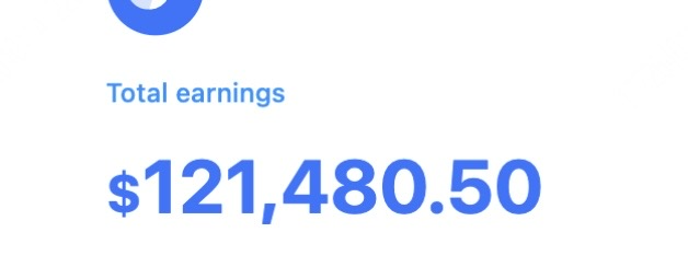 Creator earnings dashboard